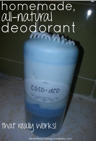 homemade all-natural deodorant (that really works)
