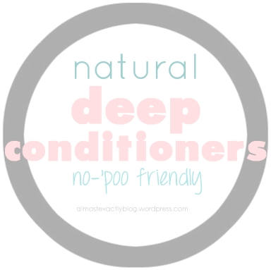 natural deep conditioners (no-poo friendly)